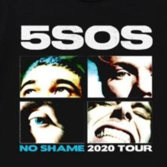 Unofficial 5SOS No Shame 2020 Tour 5 Seconds Of Summer Retro Music Fan Collect05 - Picture 2 of 5